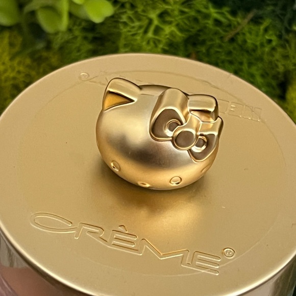 Hello Kitty Gold Reusable Jar - cotton swabs🧡 - Picture 5 of 7